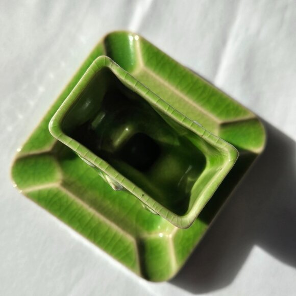 Vintage Ceramic Ashtray with matchbox holder - Picture 5 of 6